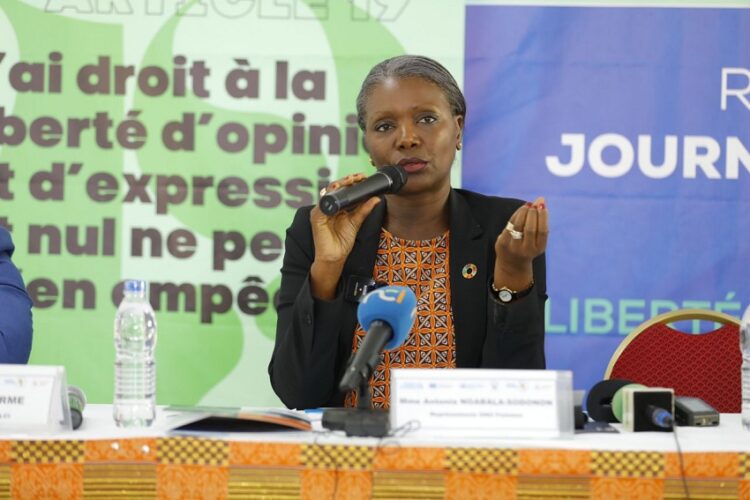 Mme Antonio Ngabala-sodonon, la représentante résidente de ONU Femmes en Côte d’ivoire